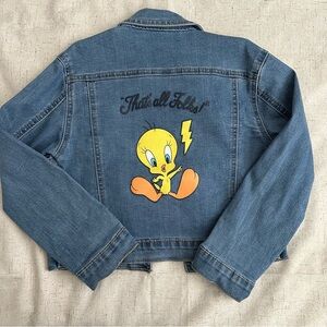 Girls Denim Jacket looney Tunes, tweety